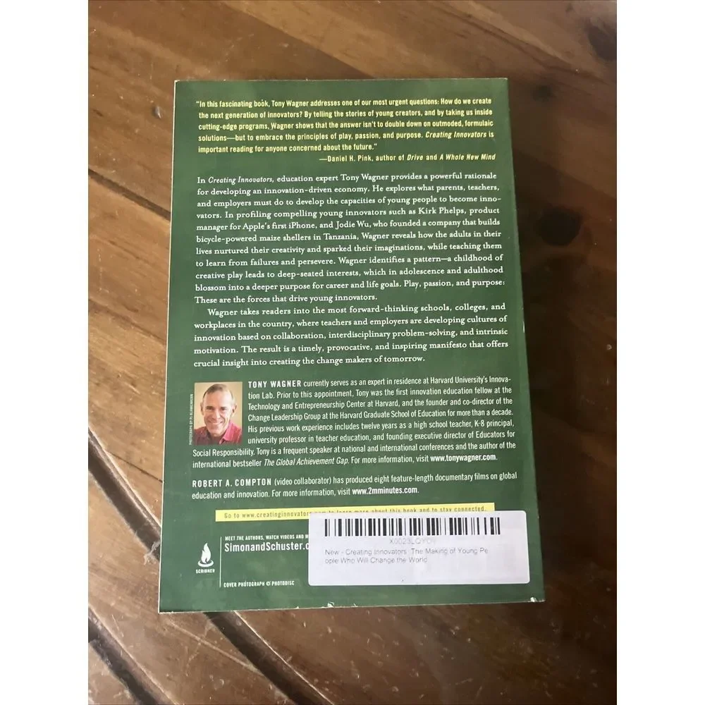 Creating Innovators By Tony‎ Wagner